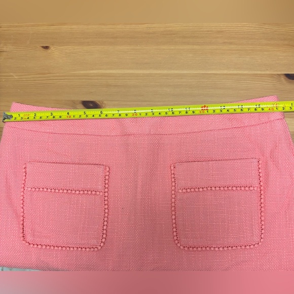 LOFT Pink Front Pocket Tweed Mini Skirt - Picture 8 of 8